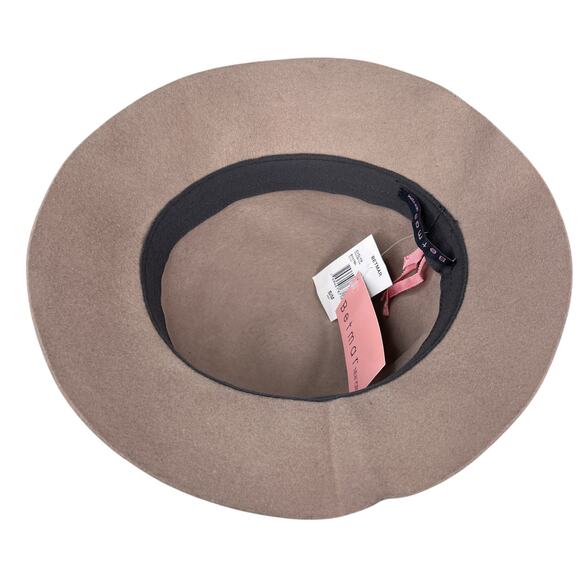 Betmar NY Evelyn Litefelt Cloche Hat S/M Taupe Brown Water Repellant New - Picture 7 of 10